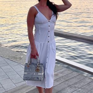 Reiss white summer dress
